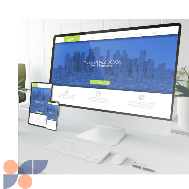 modern website